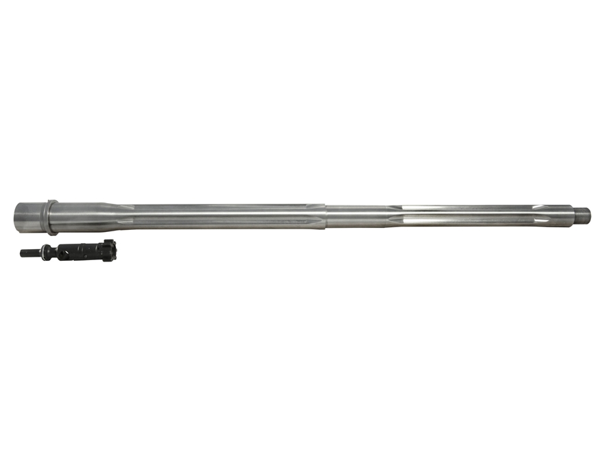 20" 6.5 GRENDEL MEDIUM CONTOUR DOUBLE FLUTED 5 FLUTE 1-8 .750 GAS BLOCK RIFLE GAS SYSTEM THREADED 5/8-24 