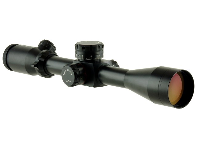 4-14x50 30mm SFP SF MIL/MIL Tactical Scope Illuminated MP-8 Dot Reticule